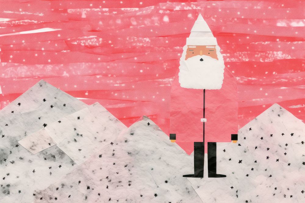 Santa claus art snowman winter. AI generated Image by rawpixel.