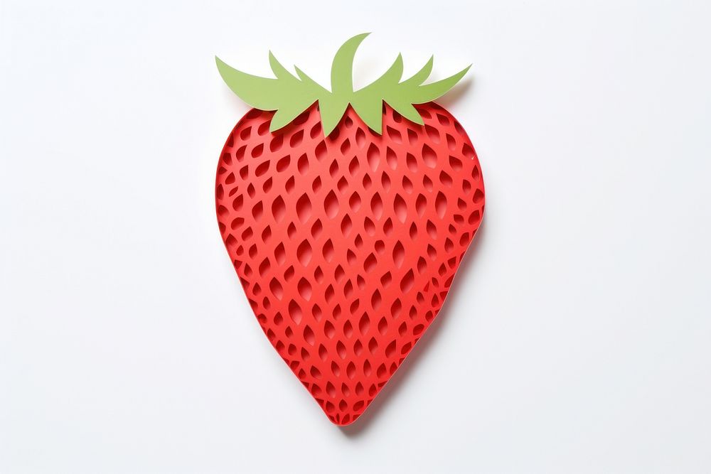 Strawberry sliced fruit plant food. AI generated Image by rawpixel.
