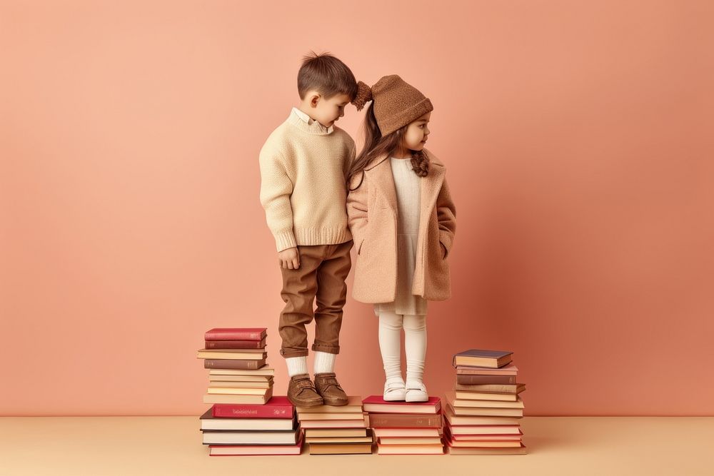 Children book publication standing. AI generated Image by rawpixel.