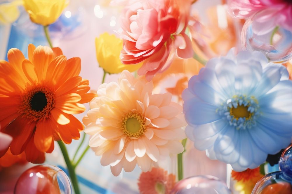 Spring flowers backgrounds nature petal. AI generated Image by rawpixel.