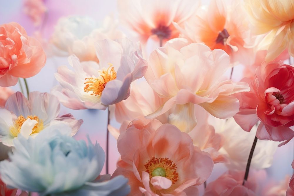 Spring flowers backgrounds outdoors blossom. AI generated Image by rawpixel.