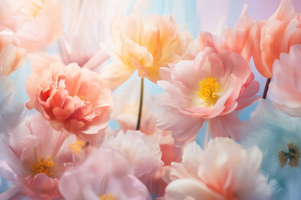 Spring flowers backgrounds outdoors blossom. AI generated Image by rawpixel.