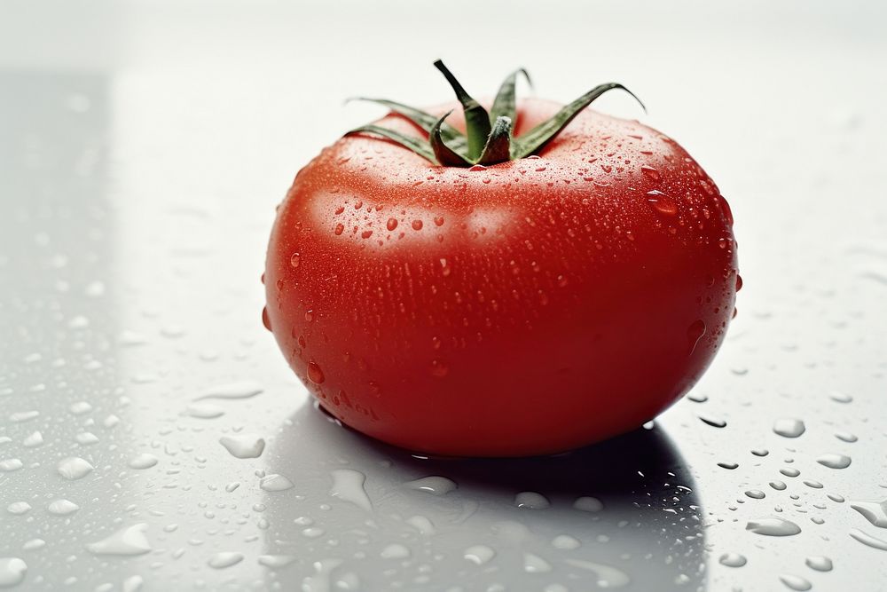 Tomato food vegetable apple. AI generated Image by rawpixel.