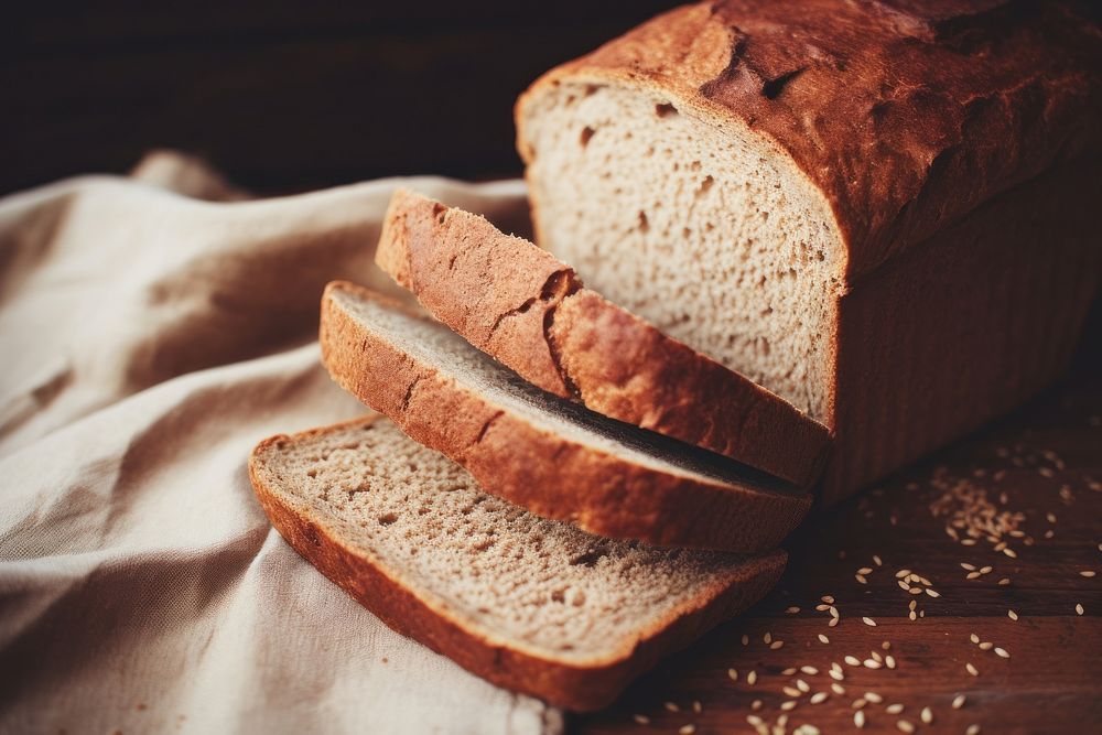 Whole wheat bread food sourdough freshness. AI generated Image by rawpixel.