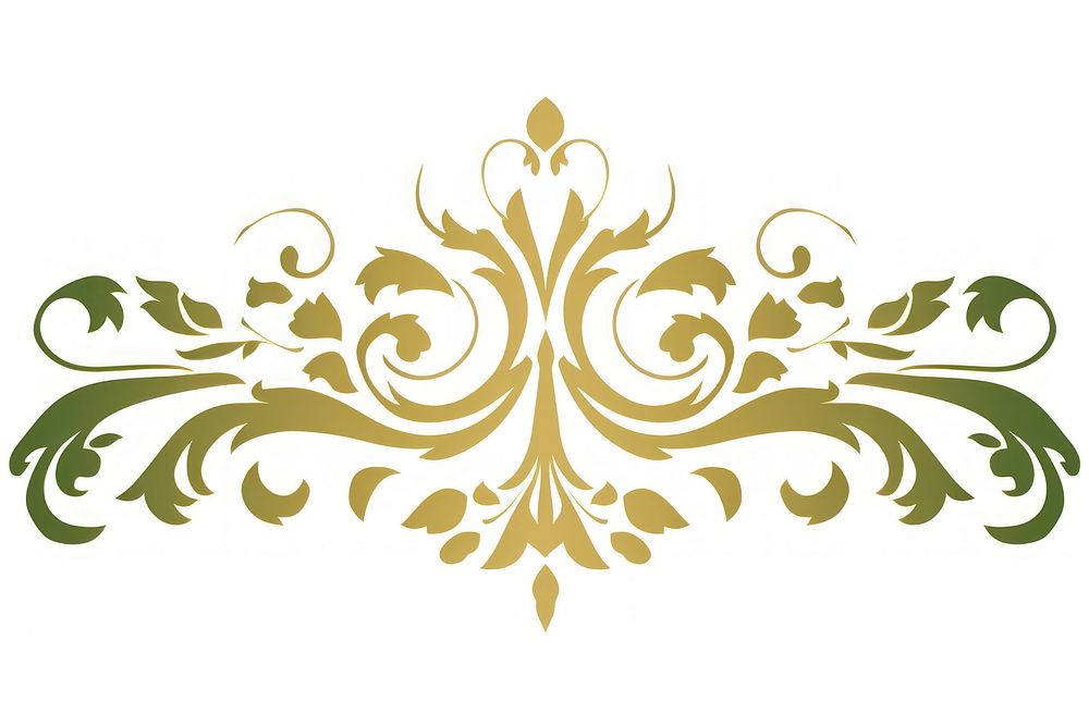 Olive pattern gold white background. AI generated Image by rawpixel.