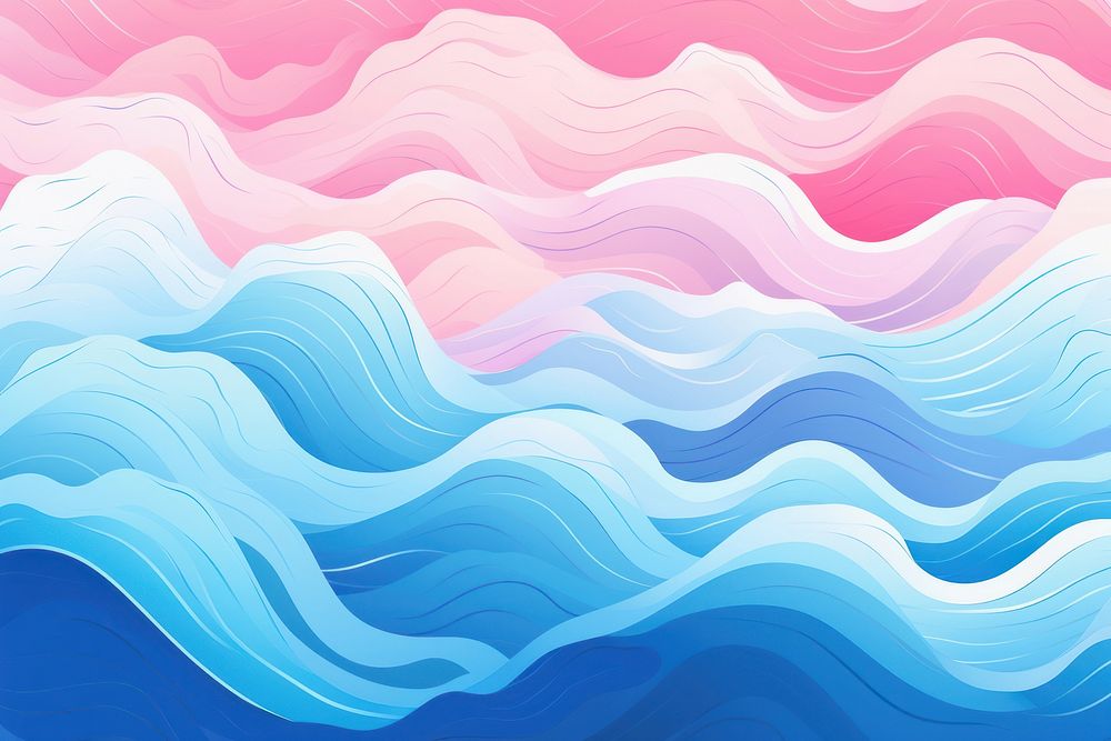 Wave backgrounds pattern nature. AI generated Image by rawpixel.