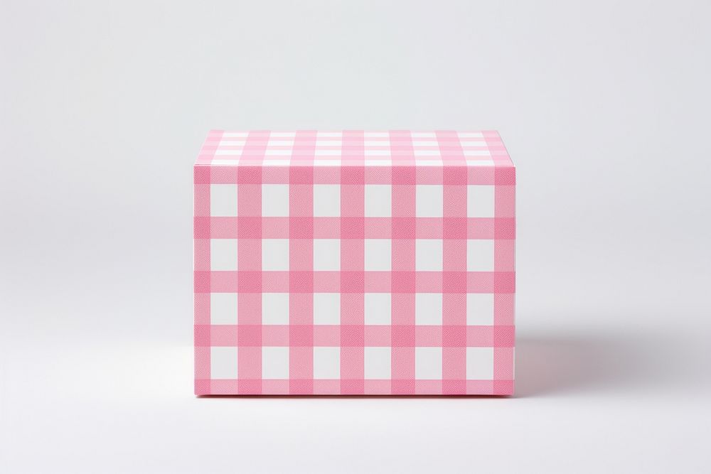 Box pattern pink white background. AI generated Image by rawpixel.