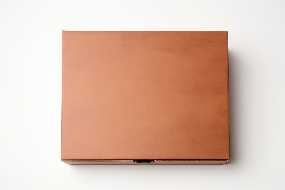 Pizza box brown white background simplicity. AI generated Image by rawpixel.