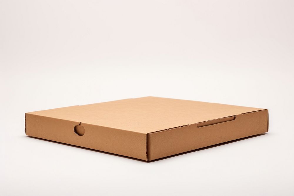 Pizza box cardboard carton brown. AI generated Image by rawpixel.