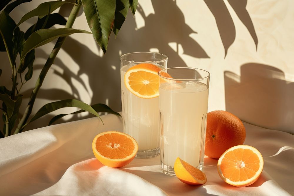 Healthy drinks grapefruit lemonade juice. AI generated Image by rawpixel.