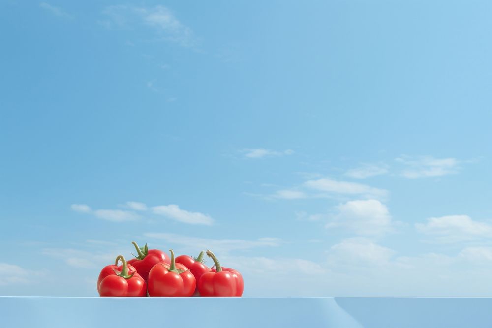 Vegtables sky vegetable outdoors. AI generated Image by rawpixel.