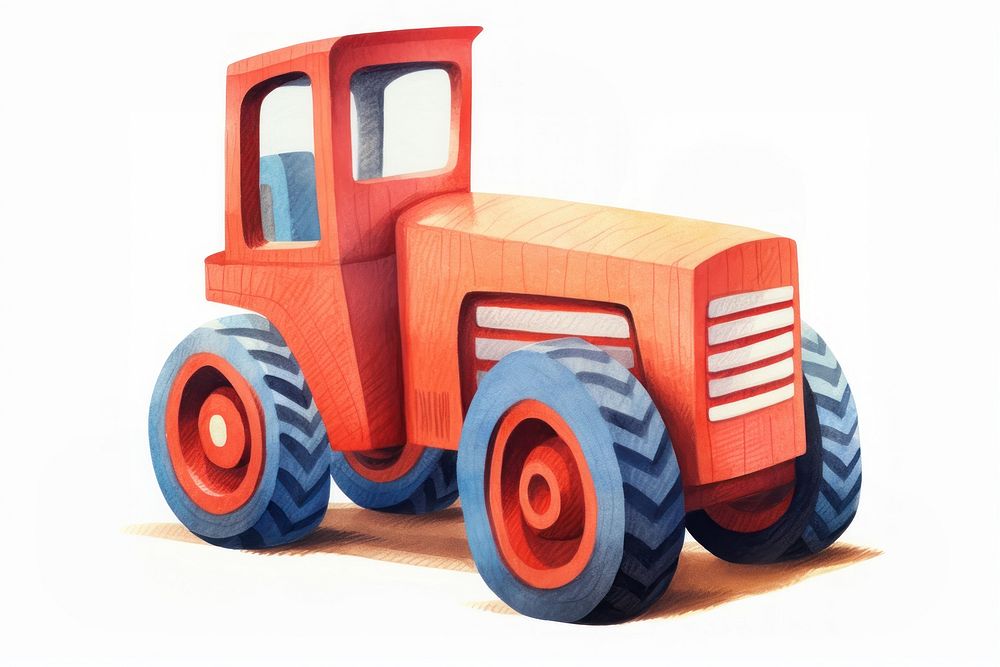 Tractor vehicle wheel toy. AI generated Image by rawpixel.