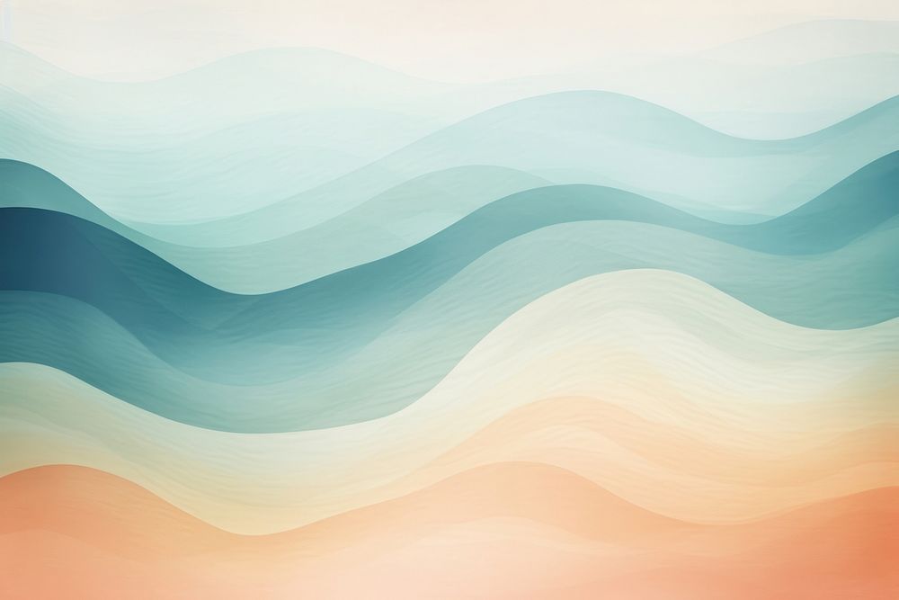 Baby bule and peach backgrounds nature wave. AI generated Image by rawpixel.