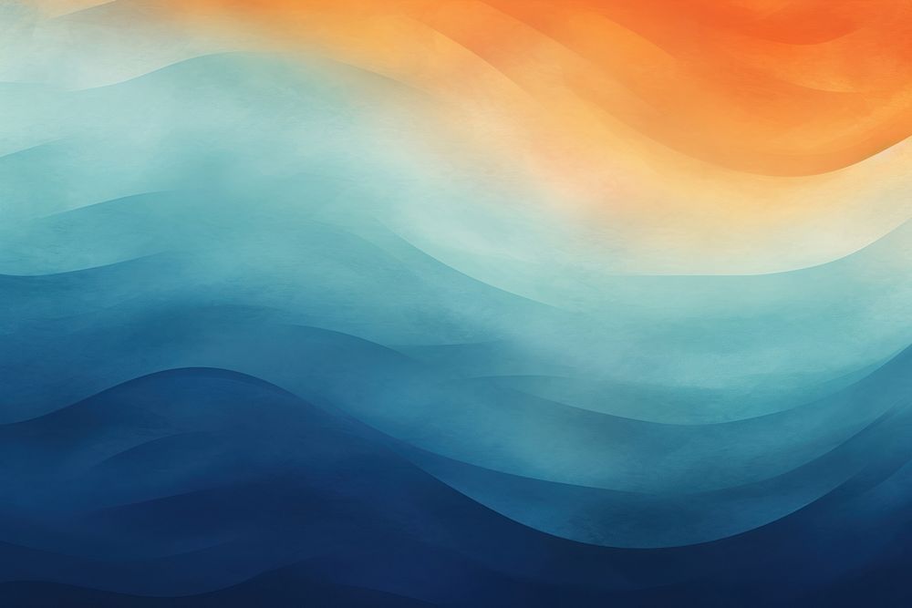 Bule and orange Gradients simple waves backgrounds texture nature. AI generated Image by rawpixel.