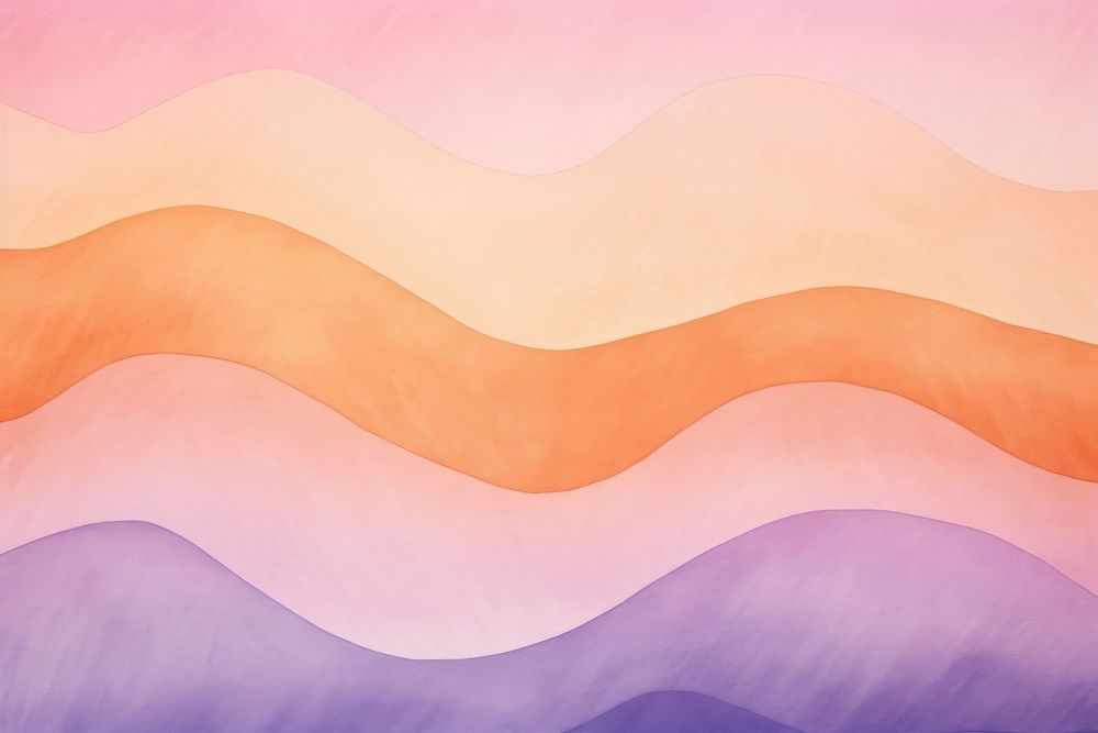 Lilac and orange Gradients simple waves backgrounds painting canvas. AI generated Image by rawpixel.