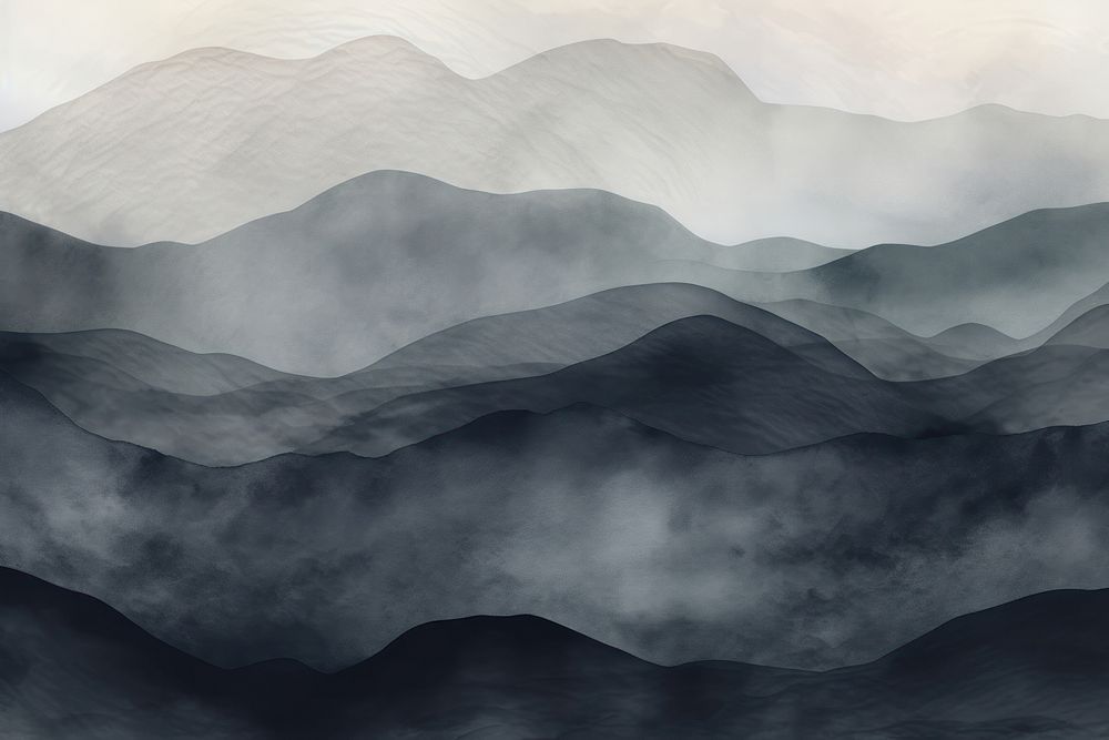 Minimal and modern grey backgrounds mountain nature. AI generated Image by rawpixel.