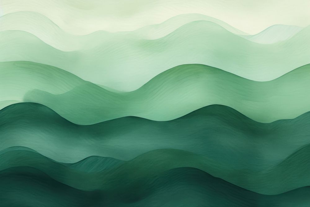 Sage and pine green Gradients simple waves backgrounds texture nature. AI generated Image by rawpixel.