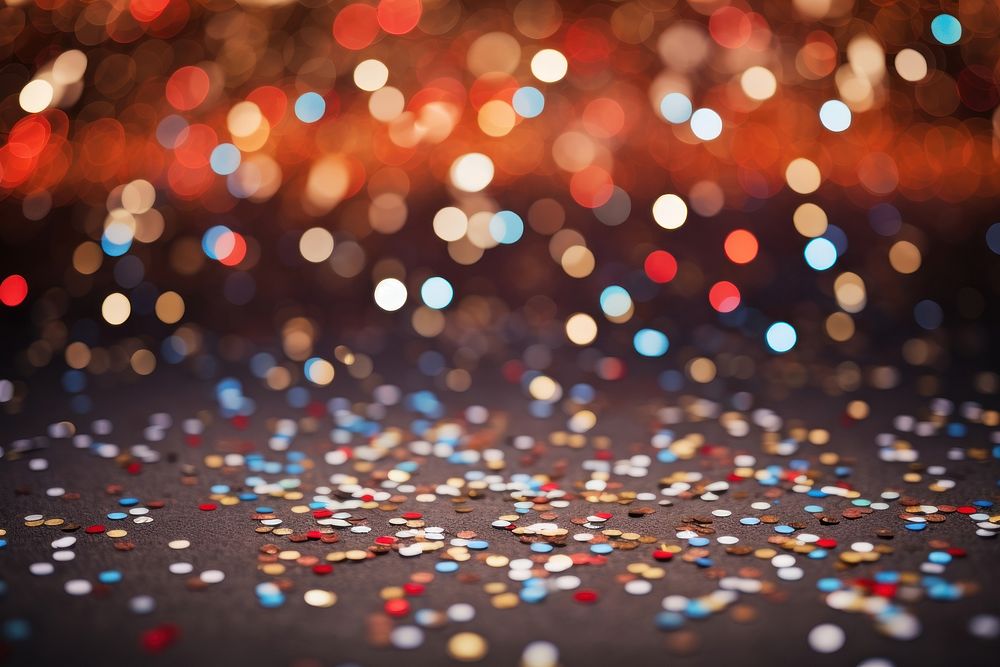 Style of confetti-like dots backgrounds glitter light. AI generated Image by rawpixel.