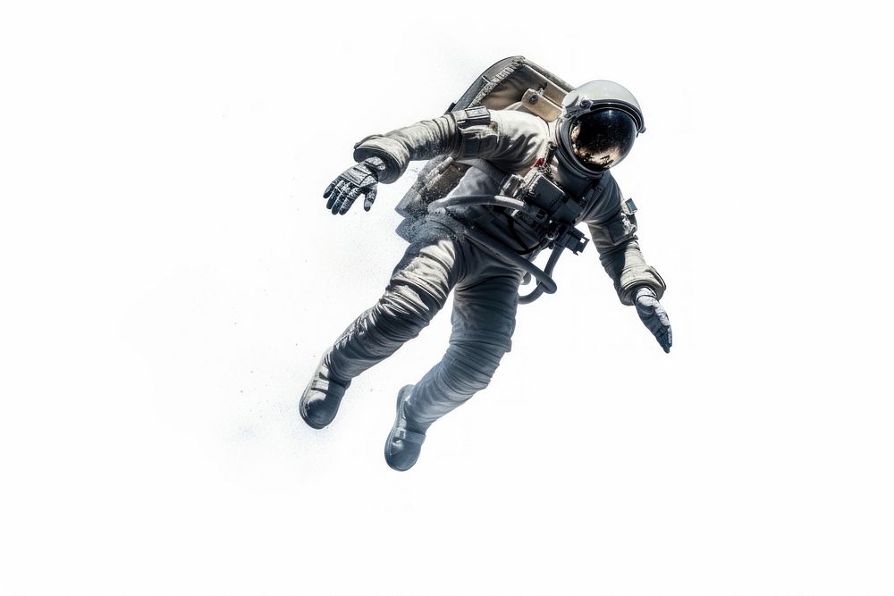 Astronaut helmet adult white background. AI generated Image by rawpixel.