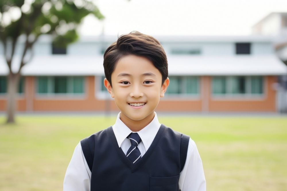 Kid building student smiling. AI generated Image by rawpixel.