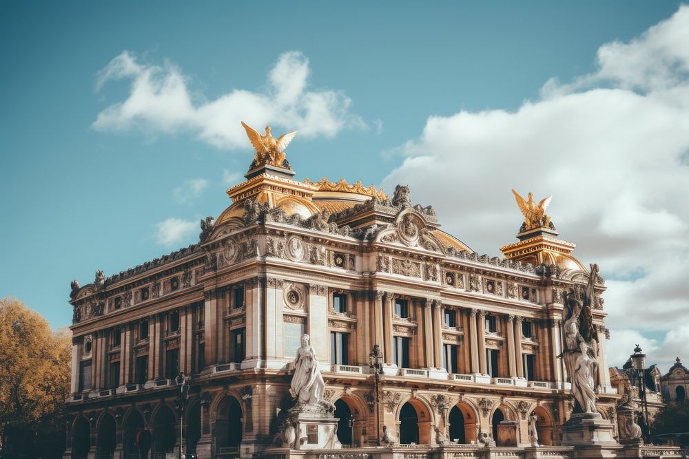 Opera garnier architecture building city. AI generated Image by rawpixel.