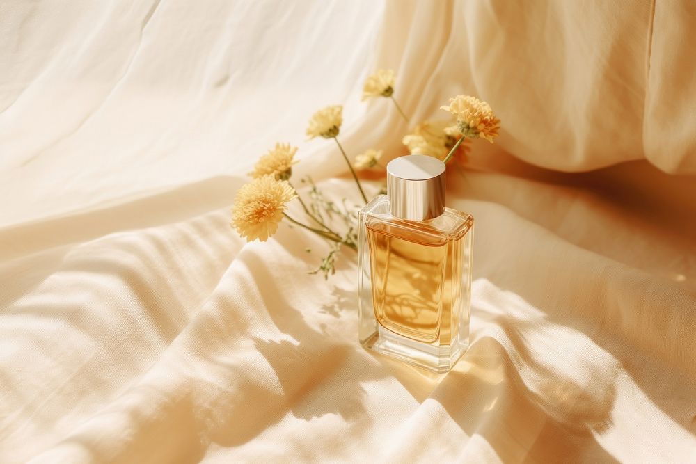 Perfume bottle cosmetics container. AI generated Image by rawpixel.