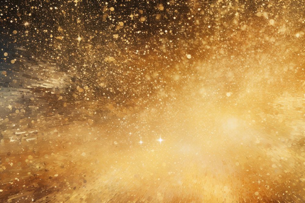 Gold glitter backgrounds astronomy fireworks. AI generated Image by rawpixel.