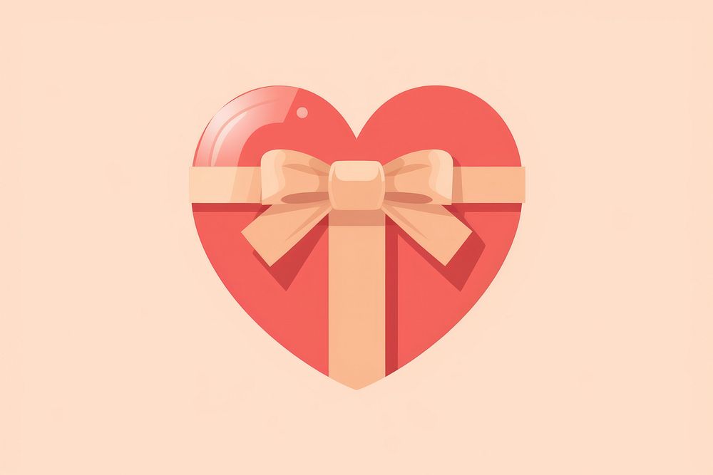 Heart shape gift celebration present holiday. AI generated Image by rawpixel.