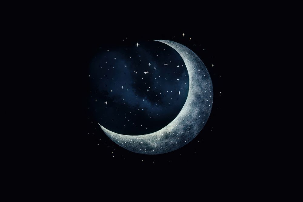 Moon night astronomy crescent