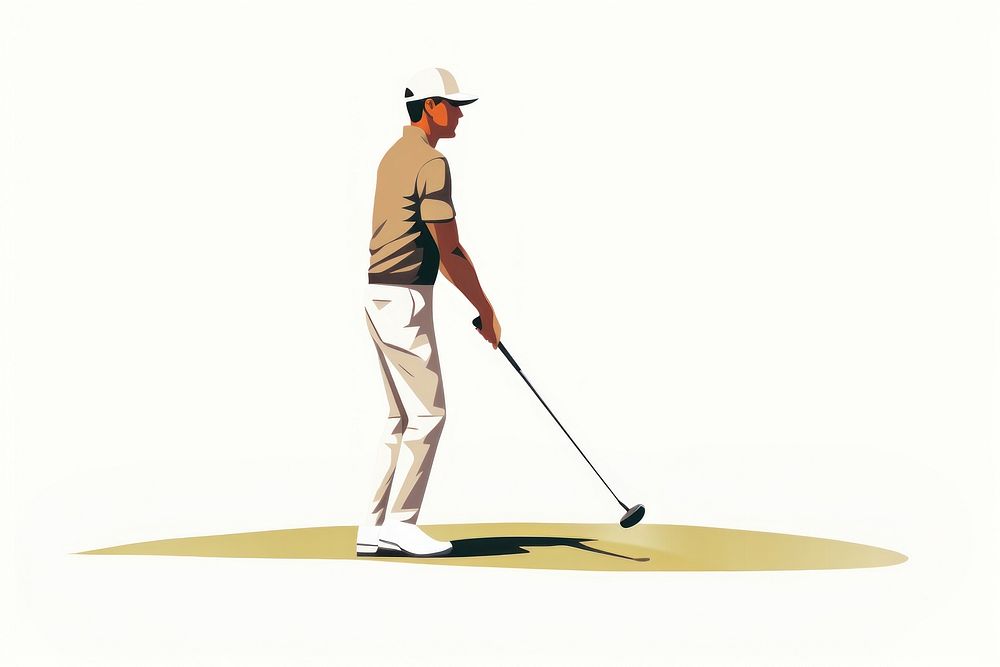 Man golf sports adult. AI generated Image by rawpixel.