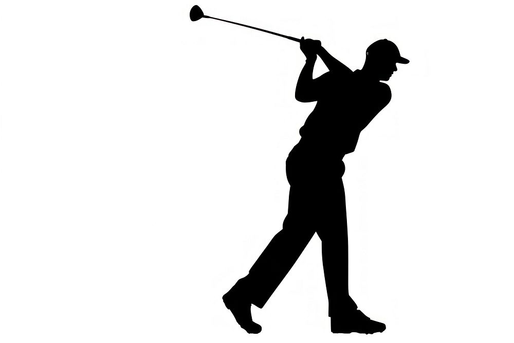 Man golf silhouette sports. AI generated Image by rawpixel.