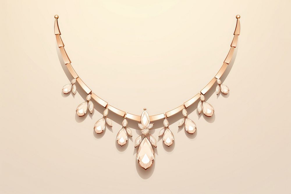 Necklace necklace gemstone jewelry. AI generated Image by rawpixel.