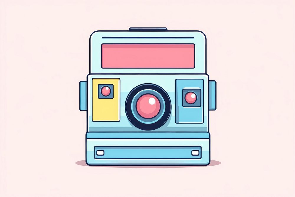 Polaroid camera photographing electronics technology. AI generated Image by rawpixel.
