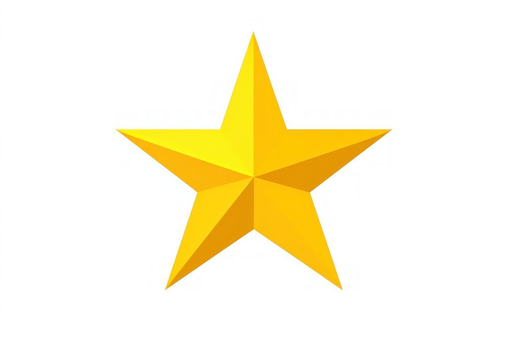 Star yellow symbol logo. AI generated Image by rawpixel.