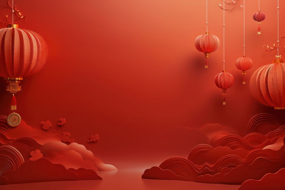 Chinese new year backgrounds red celebration