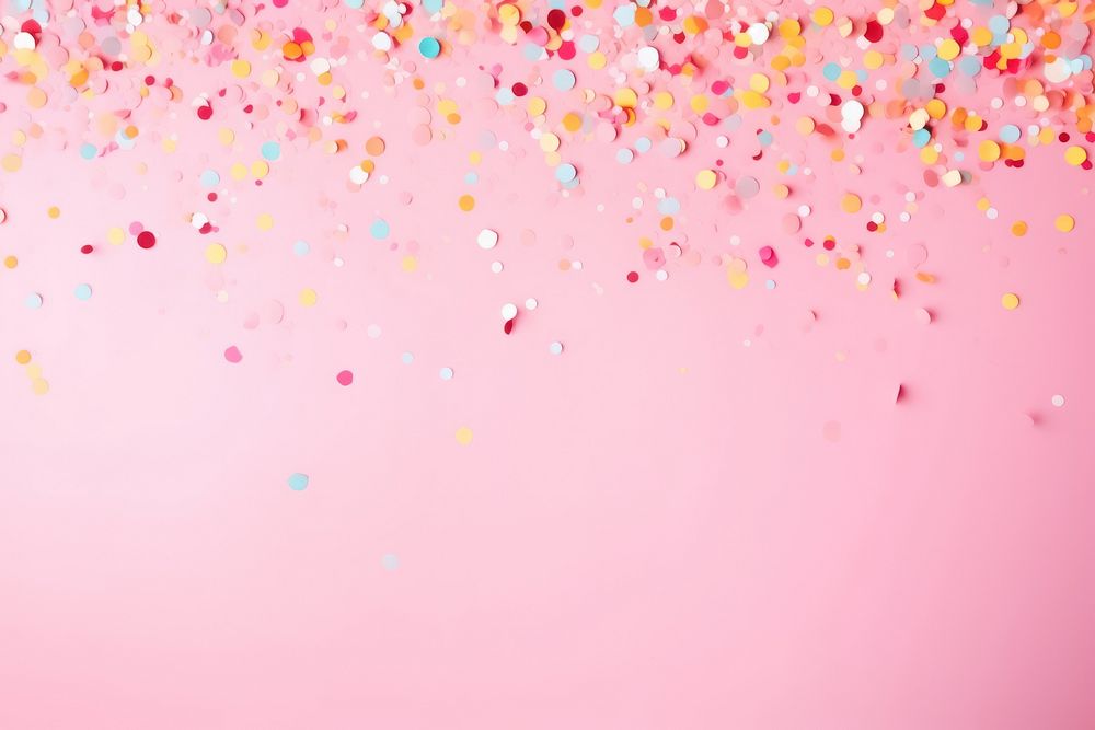 Confetti neon background backgrounds celebration copy space. AI generated Image by rawpixel.