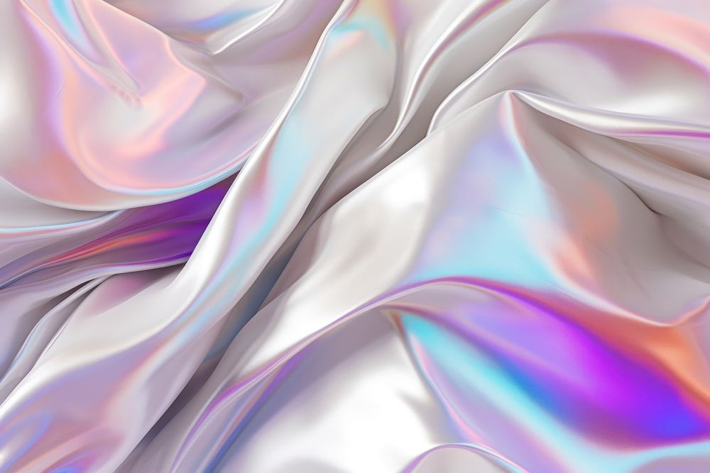 Wrinkled holographic light backgrounds abstract softness. AI generated Image by rawpixel.