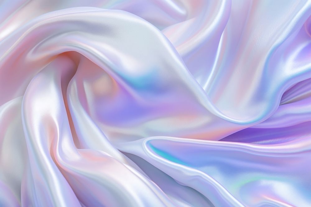 Wrinkled holographic light backgrounds silk abstract. AI generated Image by rawpixel.