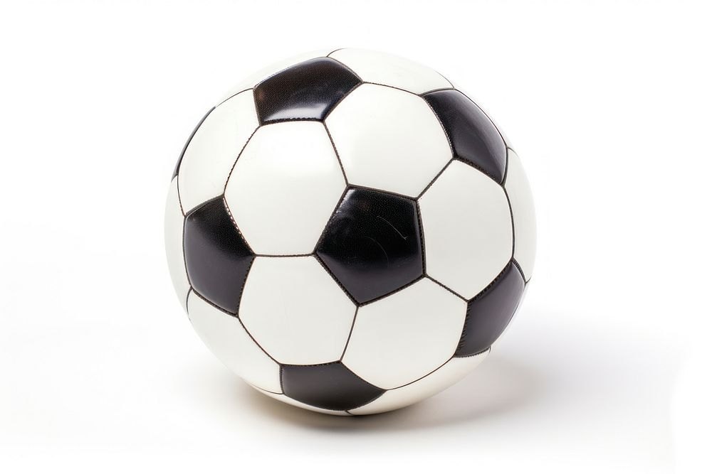 Soccer ball football sports white background. AI generated Image by rawpixel.