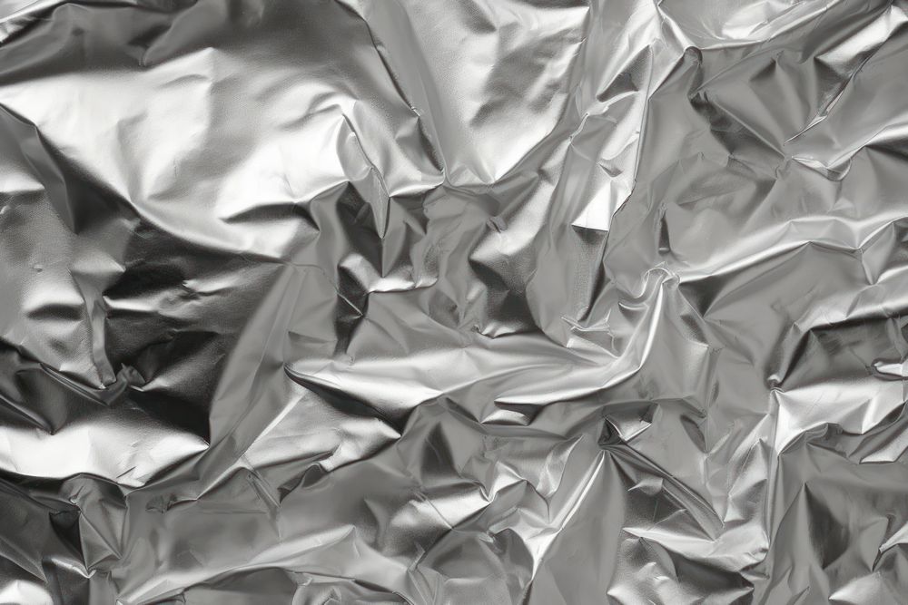 Aluminum foil Texture backgrounds textured monochrome. AI generated Image by rawpixel.
