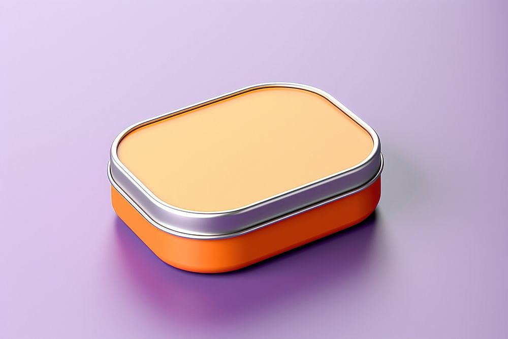 Lip Balm Tin Mockup tin electronics container. AI generated Image by rawpixel.