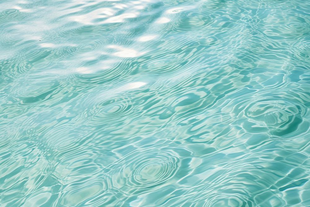 Circular water waves turquoise outdoors swimming. AI generated Image by rawpixel.