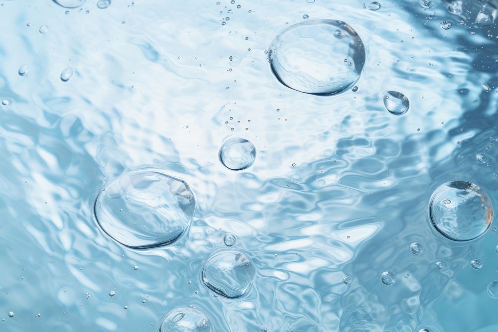 Oil drops outdoors bubble water. AI generated Image by rawpixel.