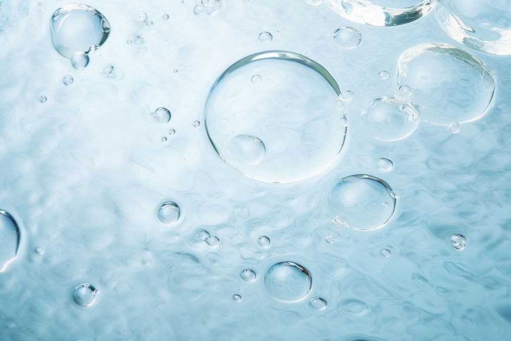 Oil drops bubble water wet. AI generated Image by rawpixel.