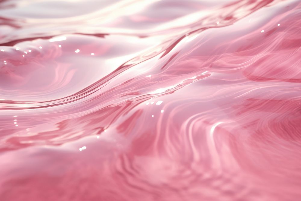 Water waves petal pink red. AI generated Image by rawpixel.