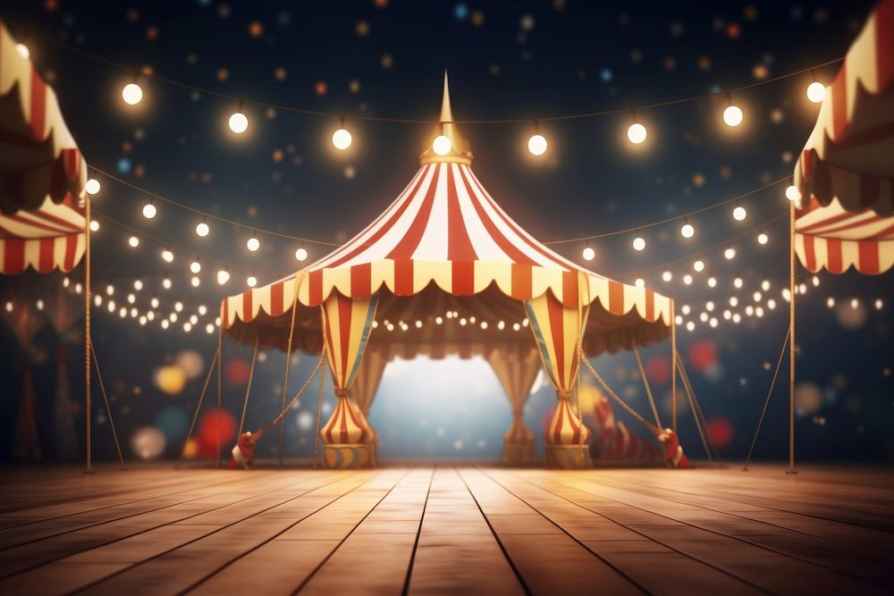 Circus Tent lighting circus outdoors. AI generated Image by rawpixel.