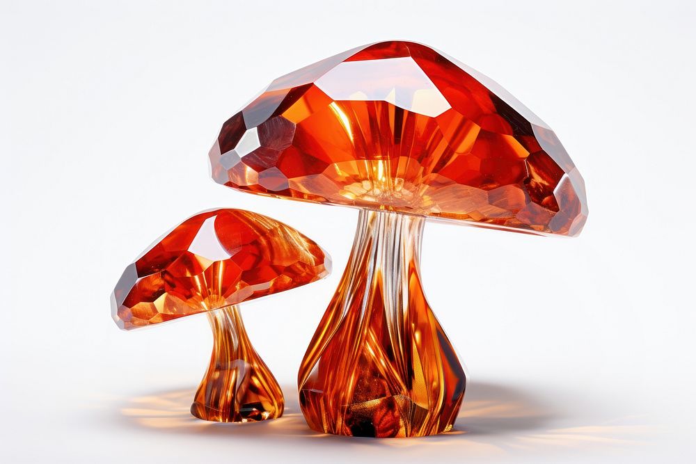Mushroom mushroom gemstone jewelry. AI generated Image by rawpixel.