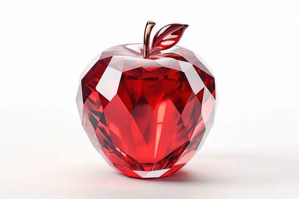 Apple apple gemstone jewelry. AI generated Image by rawpixel.