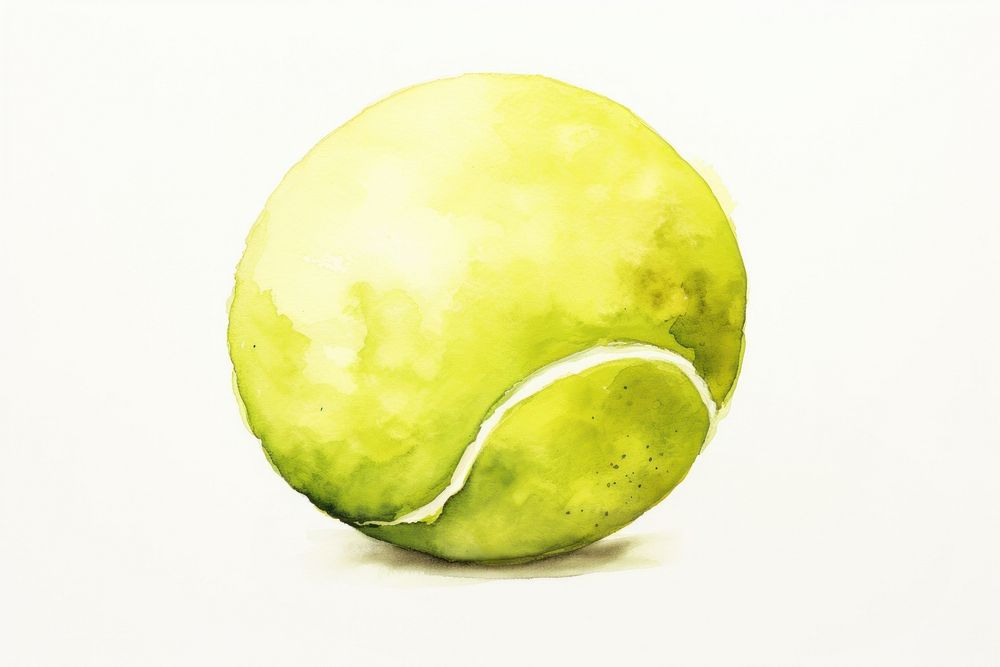 A Tennis ball tennis fruit plant. AI generated Image by rawpixel.
