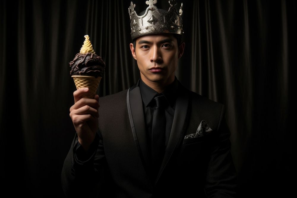 Thai man portrait adult crown. AI generated Image by rawpixel.